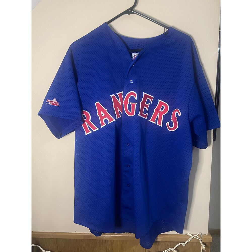 Vintage Majestic Texas Rangers Jersey